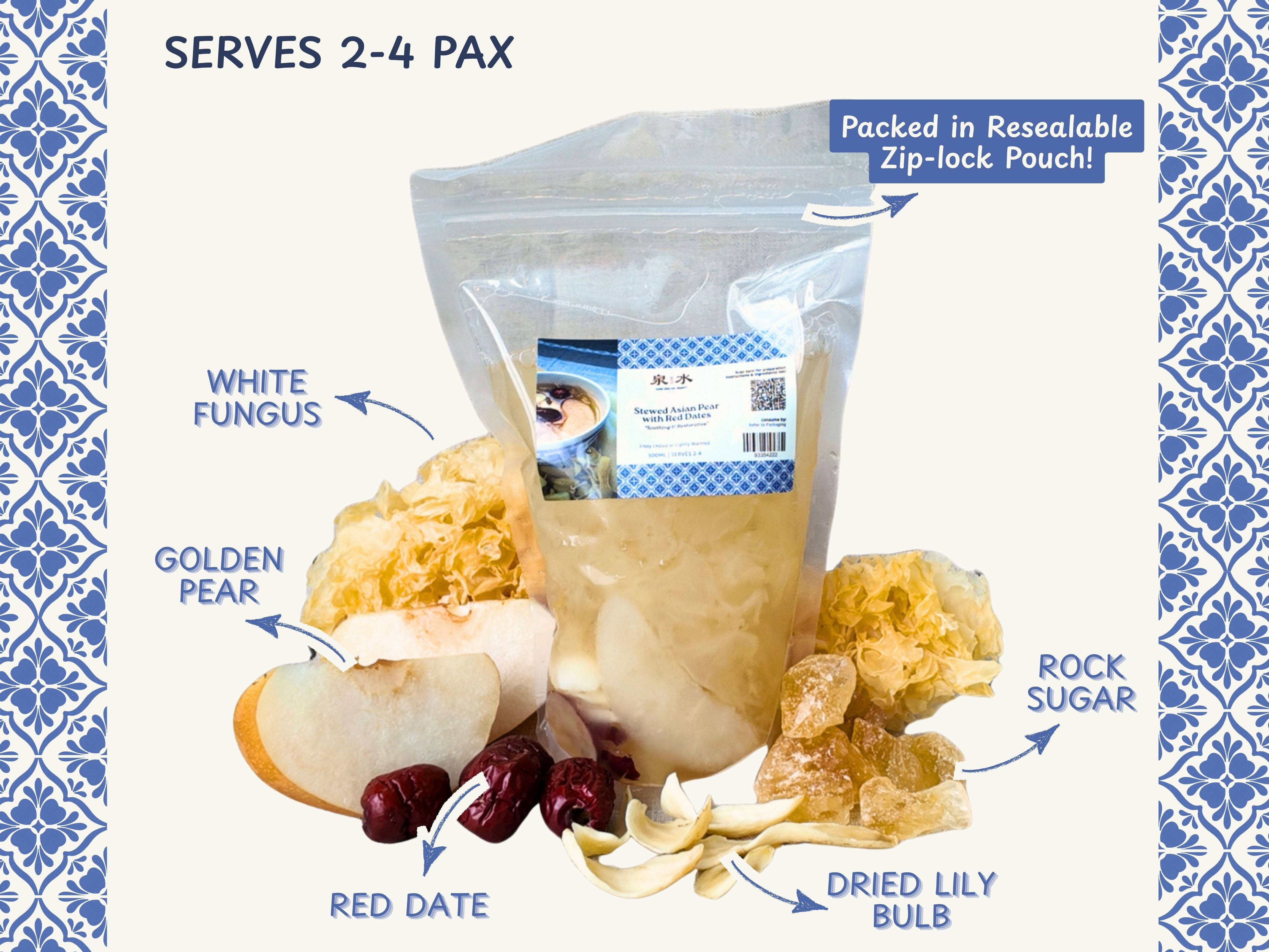 Stewed Asian Pear with White Fungus